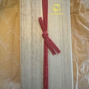 Cohana Wooden Gift Box with Red Ribbon